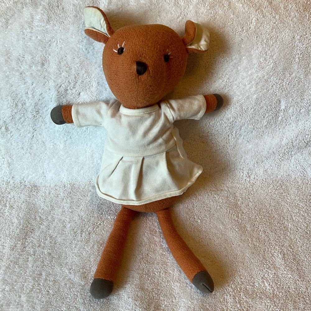 Hazel Village Phoebe Fawn Handmade Deer Plush 2012 in good used condition